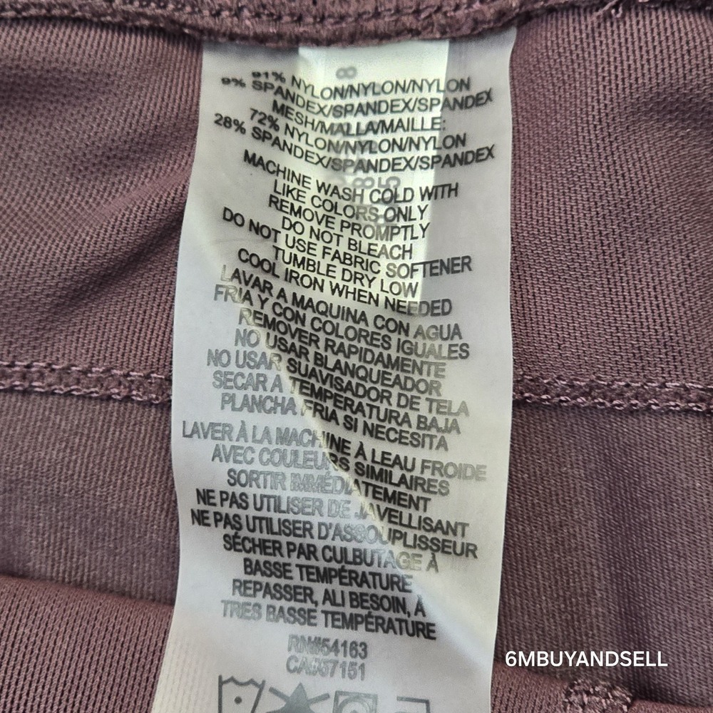 Calvin Klein Performance Womens XL Purple Colorblock Wicking Leggings PF8P9533 - Picture 8 of 11